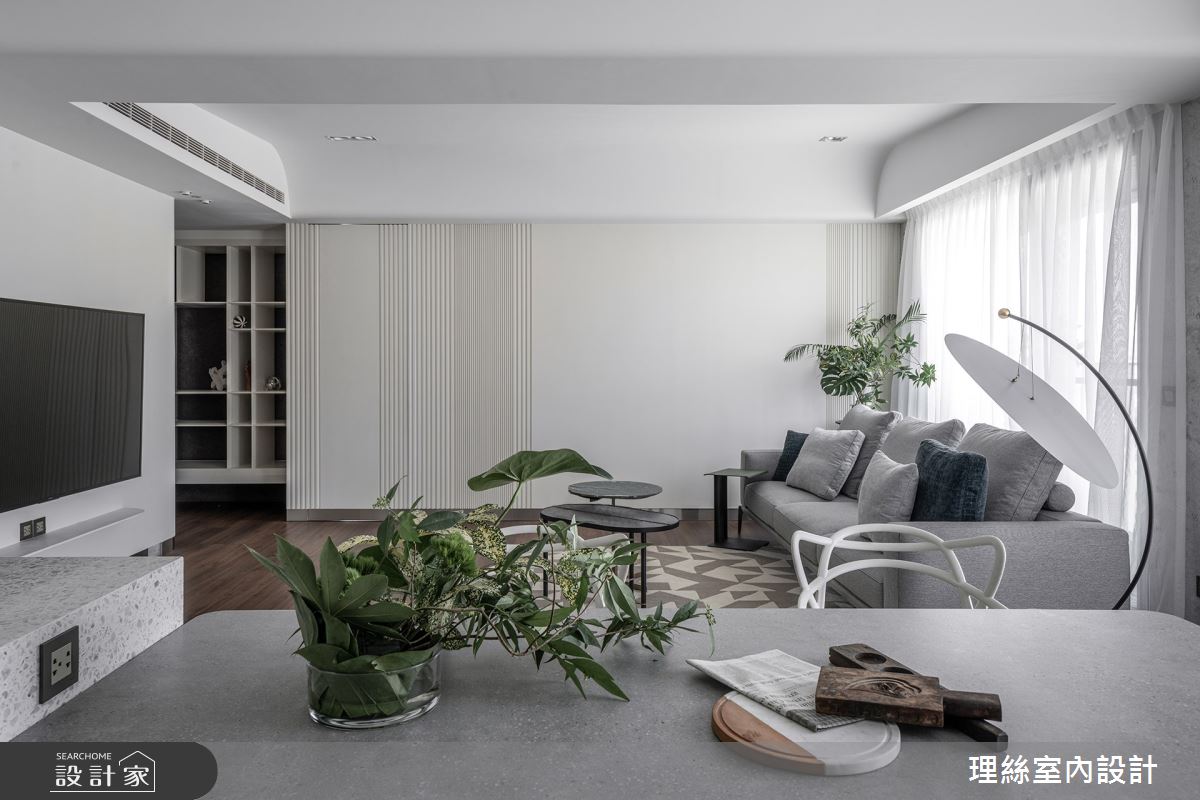 46坪預售屋＿現代風客廳案例圖片＿理絲室內設計有限公司＿理絲_25之3