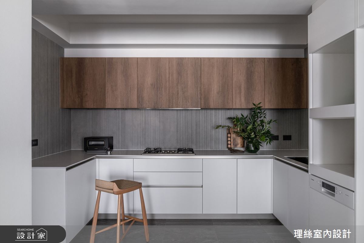 46坪預售屋＿現代風廚房案例圖片＿理絲室內設計有限公司＿理絲_25之18