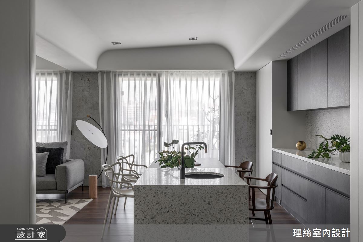 46坪預售屋＿現代風客廳餐廳案例圖片＿理絲室內設計有限公司＿理絲_25之16