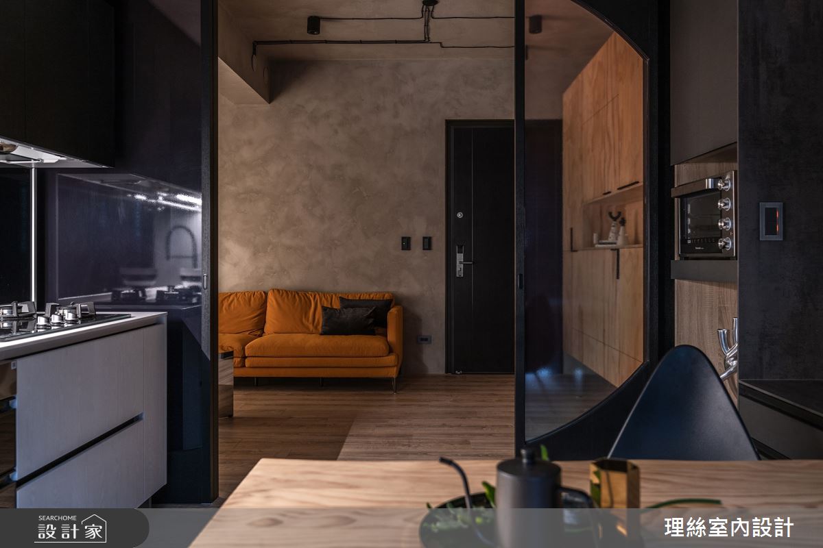 17坪新成屋(5年以下)＿簡約風玄關客廳餐廳廚房案例圖片＿理絲室內設計有限公司＿理絲_29之21