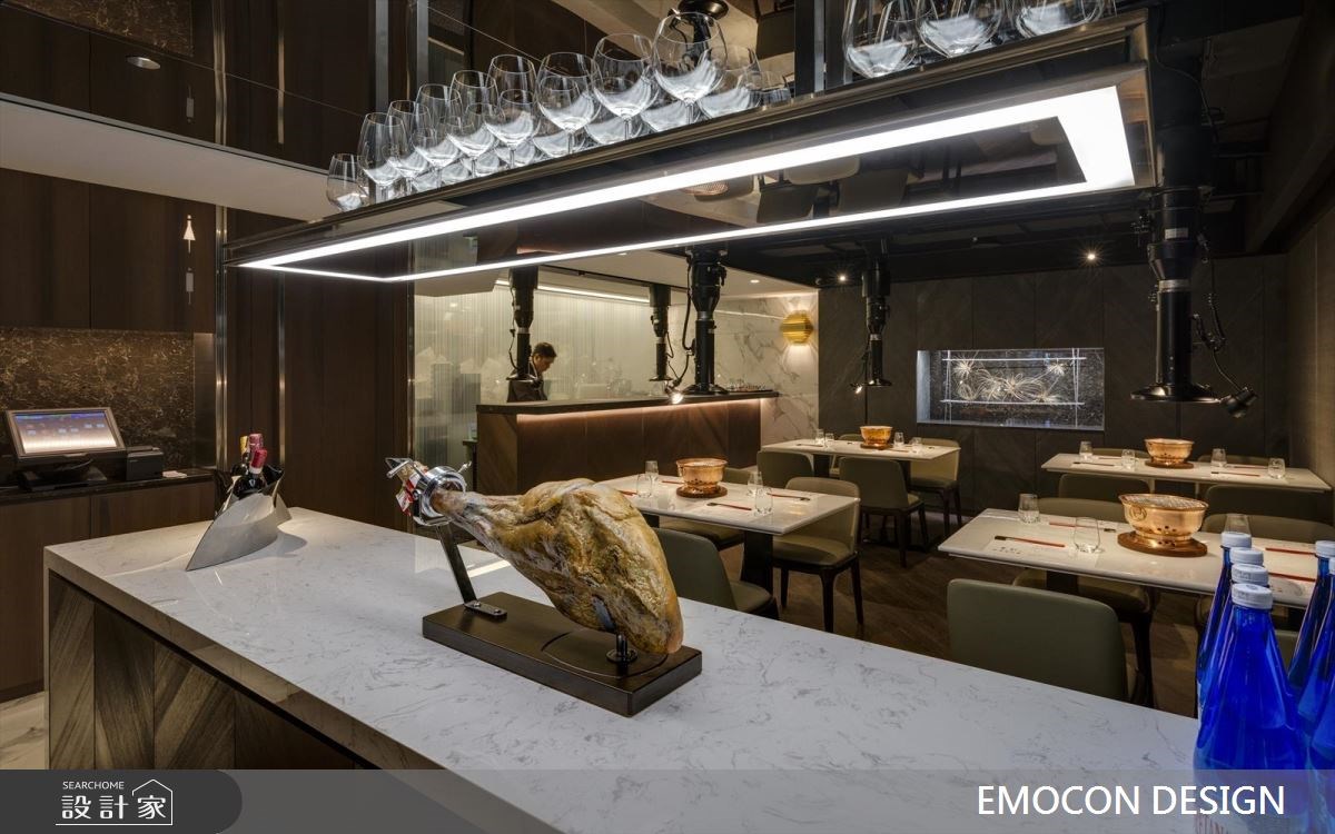 46坪＿簡約風案例圖片＿艾摩慷設計＿樂軒和牛專門店之4