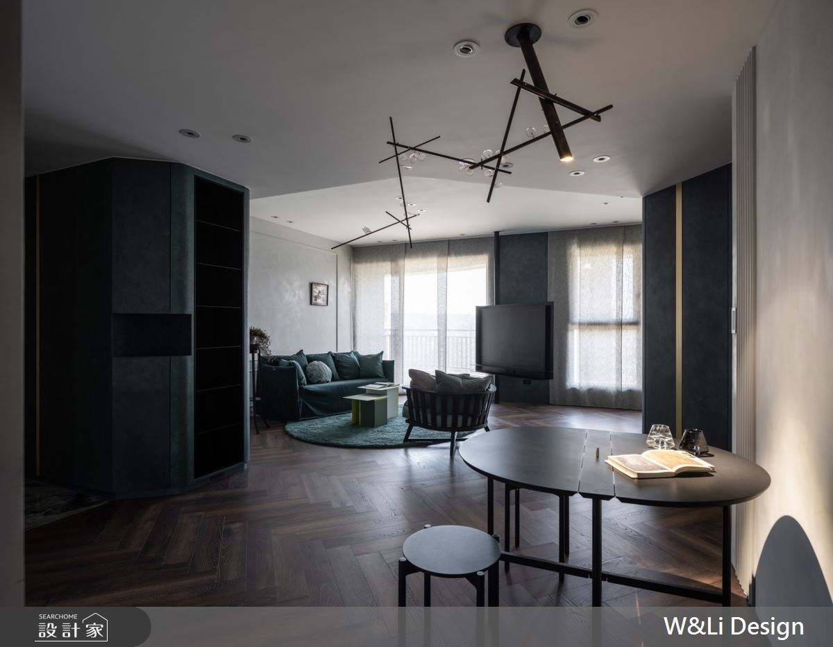 32坪新成屋(5年以下)＿混搭風玄關客廳餐廳案例圖片＿W&Li Design  十穎設計有限公司＿十穎_14之4