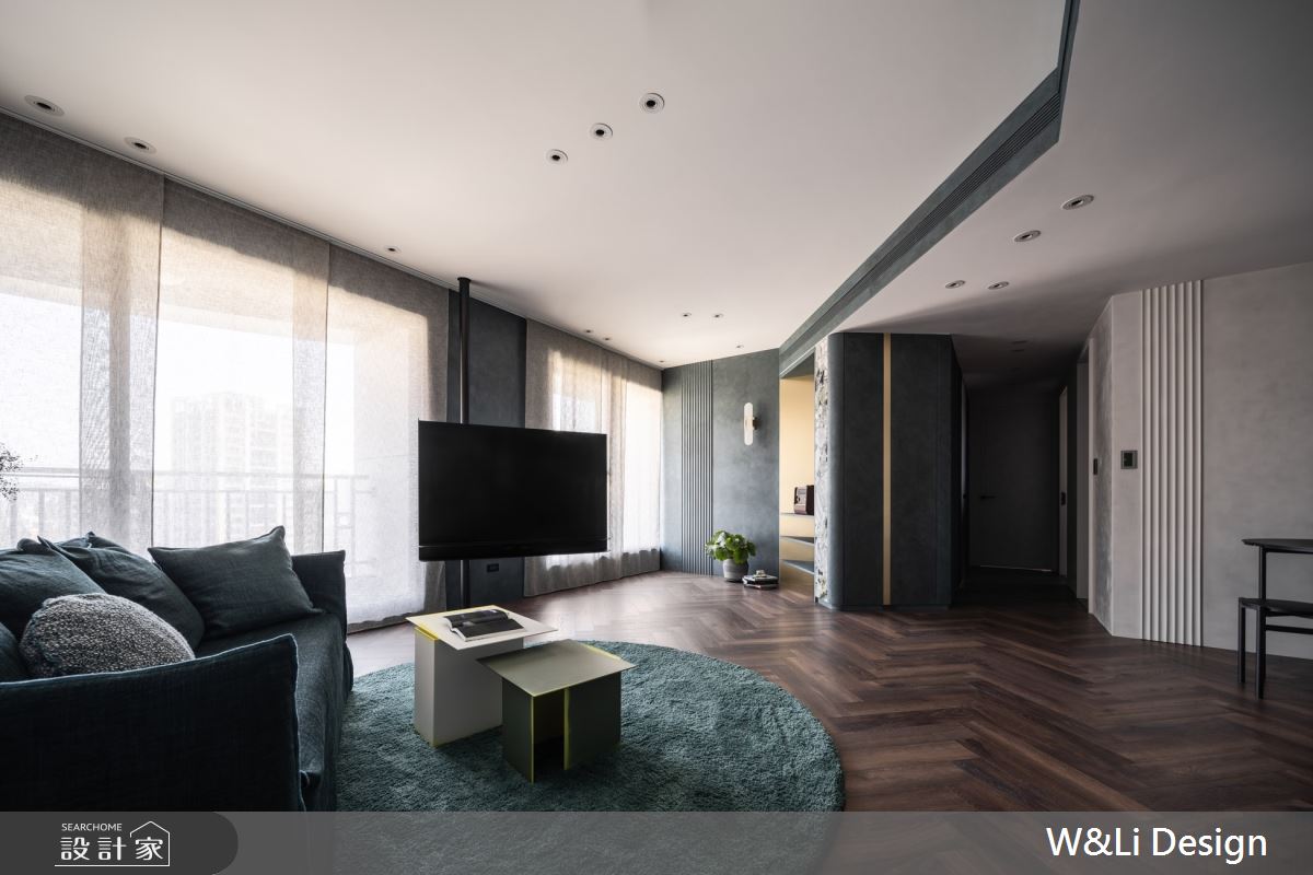 32坪新成屋(5年以下)＿混搭風客廳走廊案例圖片＿W&Li Design  十穎設計有限公司＿十穎_14之6