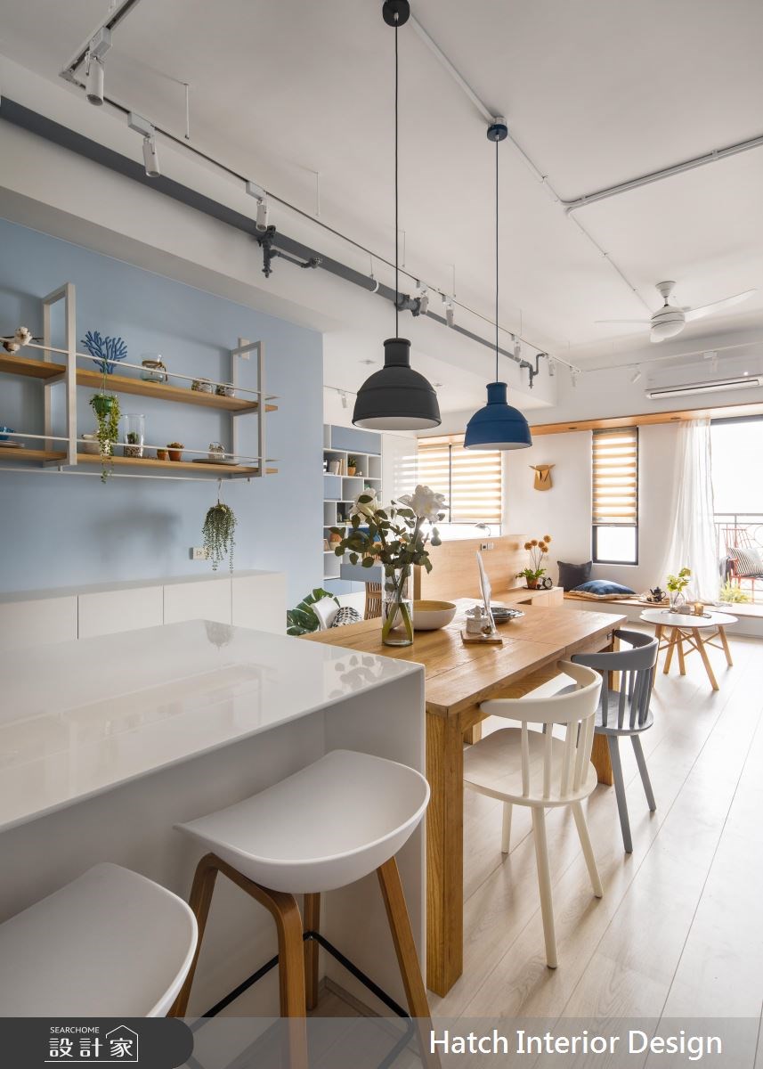 30坪新成屋(5年以下)＿北歐風餐廳案例圖片＿合砌設計有限公司＿合砌_彩框之2