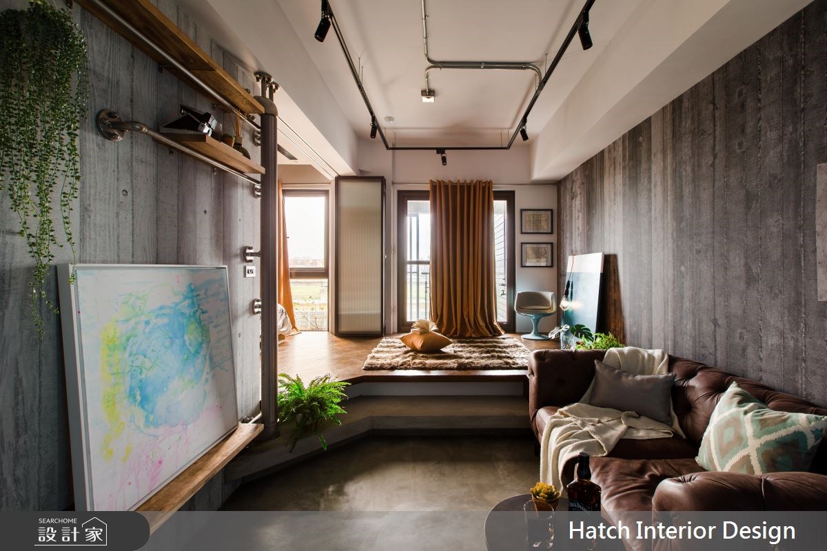 11坪新成屋(5年以下)＿工業風客廳案例圖片＿合砌設計有限公司＿合砌_慵懶之1