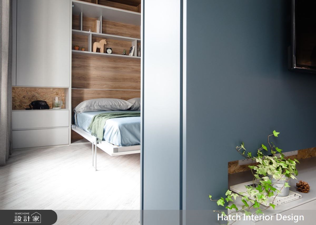 20坪新成屋(5年以下)＿工業風臥室案例圖片＿合砌設計有限公司＿合砌_捉迷藏之9