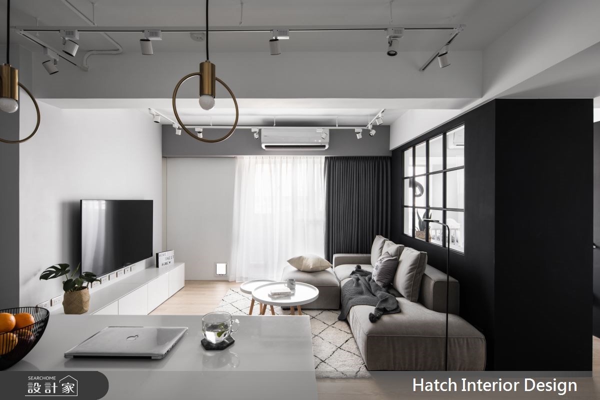 26坪中古屋(5~15年)＿現代風客廳案例圖片＿合砌設計有限公司＿合砌_純白印象之4