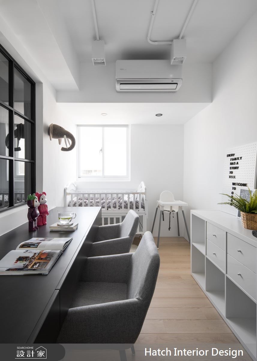 26坪中古屋(5~15年)＿現代風書房案例圖片＿合砌設計有限公司＿合砌_純白印象之6