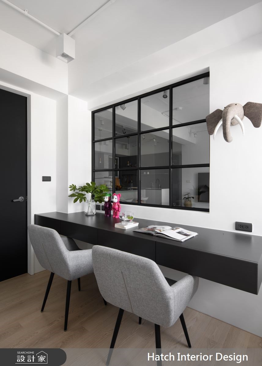 26坪中古屋(5~15年)＿現代風書房案例圖片＿合砌設計有限公司＿合砌_純白印象之7