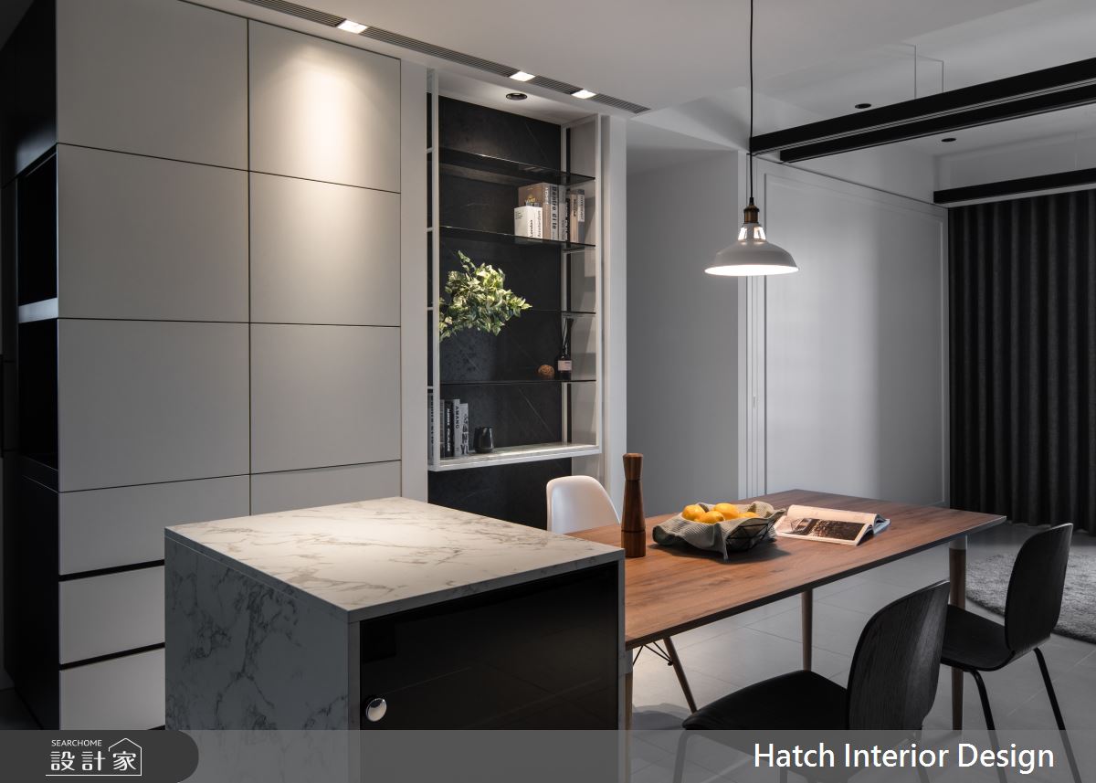 22坪預售屋＿現代風餐廳案例圖片＿合砌設計有限公司＿合砌_藍調 1+1之7