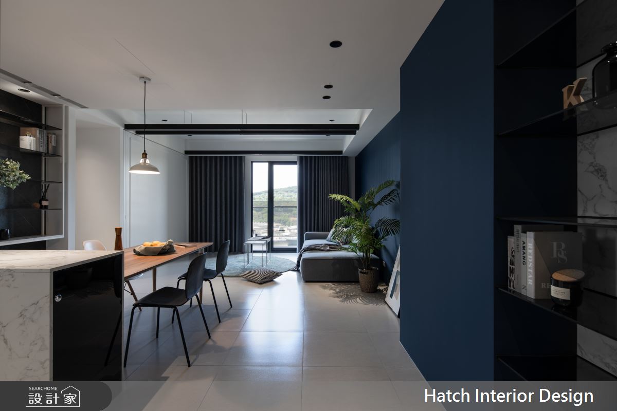22坪預售屋＿現代風餐廳案例圖片＿合砌設計有限公司＿合砌_藍調 1+1之9