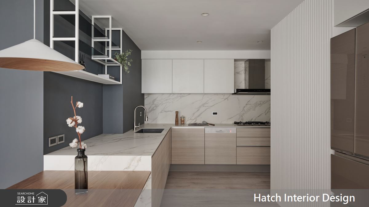新成屋(5年以下)＿簡約風廚房案例圖片＿合砌設計有限公司＿合砌_穿透之2