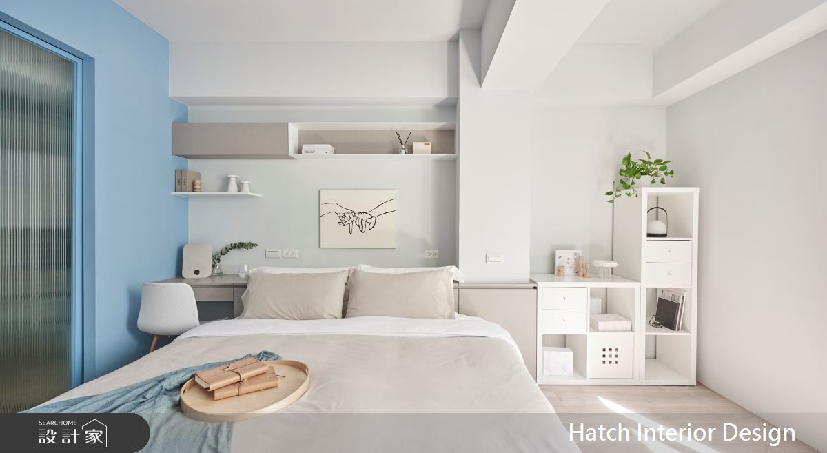 老屋(31~40年)＿現代風臥室案例圖片＿合砌設計有限公司＿合砌_暖煦假期之12