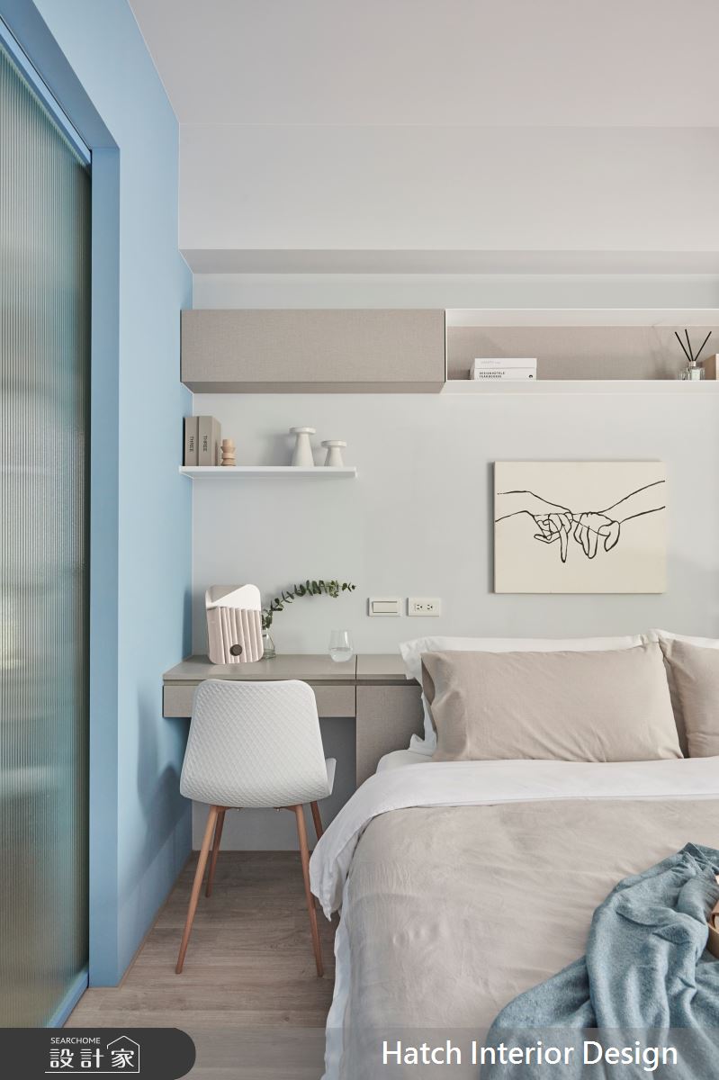 老屋(31~40年)＿現代風臥室案例圖片＿合砌設計有限公司＿合砌_暖煦假期之13
