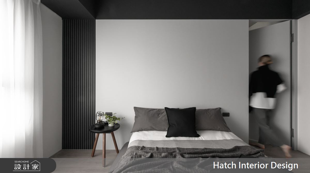 27坪新成屋(5年以下)＿現代風臥室案例圖片＿合砌設計有限公司＿合砌_非黑即白之17
