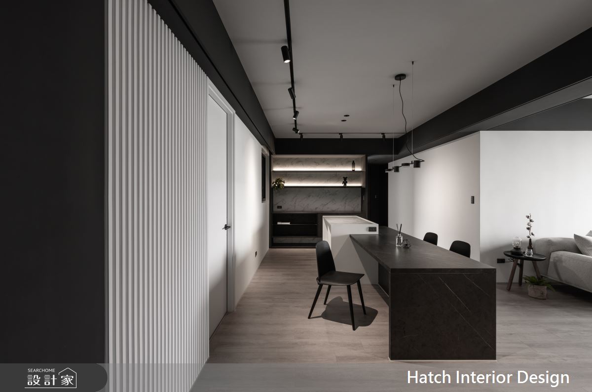 27坪新成屋(5年以下)＿現代風餐廳案例圖片＿合砌設計有限公司＿合砌_非黑即白之1