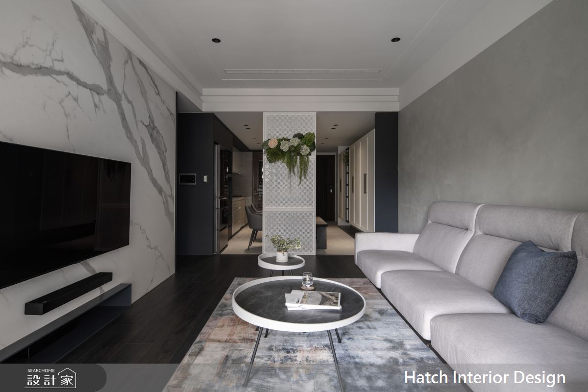 27坪中古屋(5~15年)＿現代風客廳案例圖片＿合砌設計有限公司＿合砌_黑即是彩之1