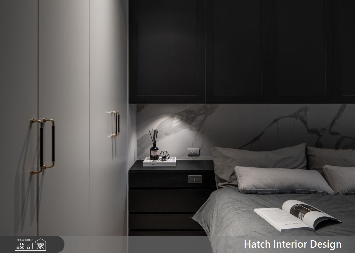 27坪中古屋(5~15年)＿現代風臥室案例圖片＿合砌設計有限公司＿合砌_黑即是彩之12