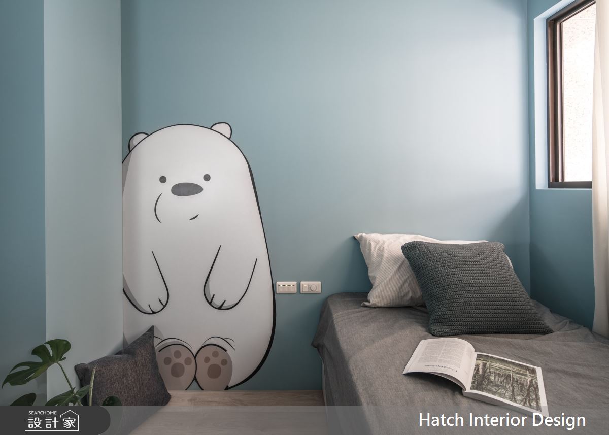 27坪中古屋(5~15年)＿現代風臥室案例圖片＿合砌設計有限公司＿合砌_黑即是彩之13