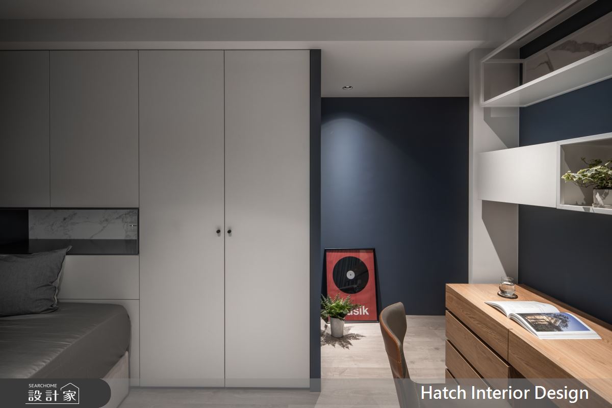 27坪中古屋(5~15年)＿現代風臥室案例圖片＿合砌設計有限公司＿合砌_黑即是彩之15