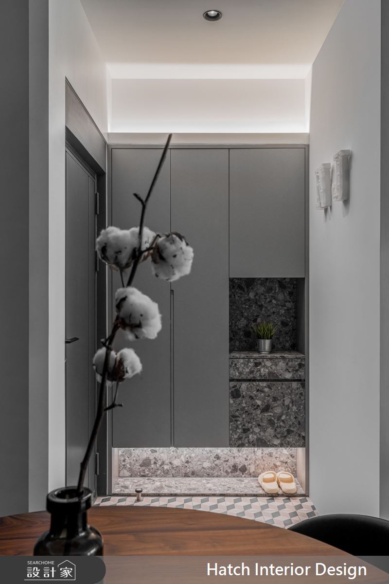 老屋(31~40年)＿混搭風玄關餐廳案例圖片＿合砌設計有限公司＿合砌_Newtro Jazz之3