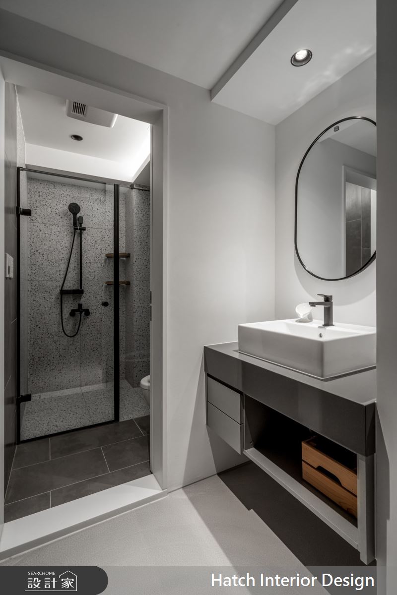 老屋(31~40年)＿混搭風浴室案例圖片＿合砌設計有限公司＿合砌_Newtro Jazz之11