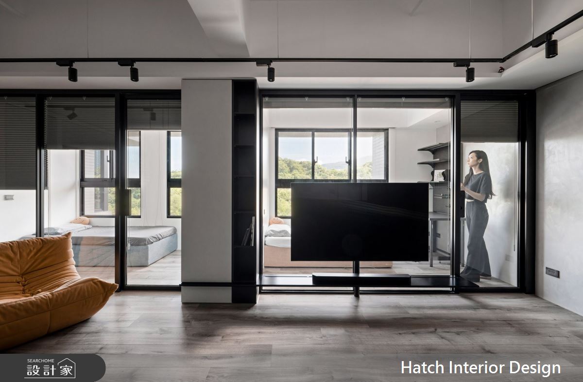 21坪預售屋＿現代風客廳臥室案例圖片＿合砌設計有限公司＿合砌_引光之3