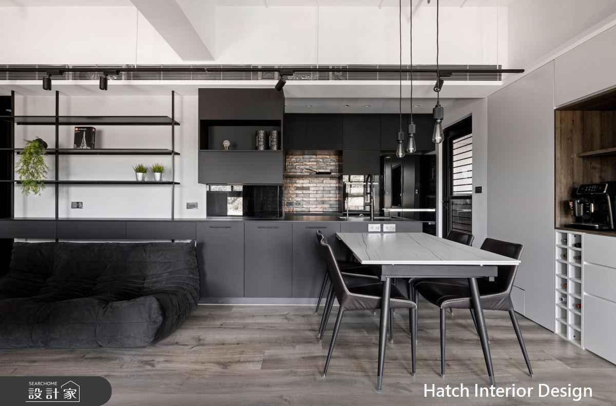 21坪預售屋＿現代風客廳餐廳廚房案例圖片＿合砌設計有限公司＿合砌_引光之8