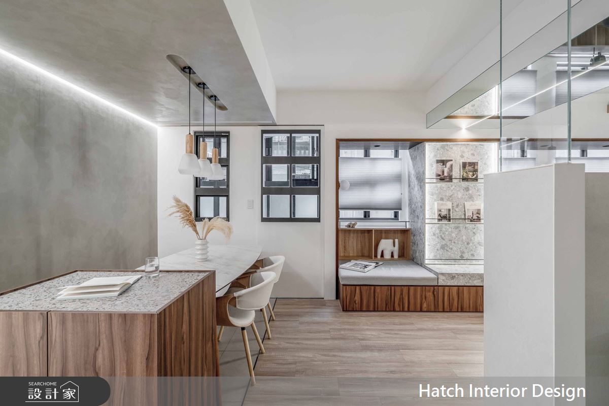 老屋(31~40年)＿北歐風客廳餐廳中島案例圖片＿合砌設計有限公司＿合砌_Lagom漫生活之2
