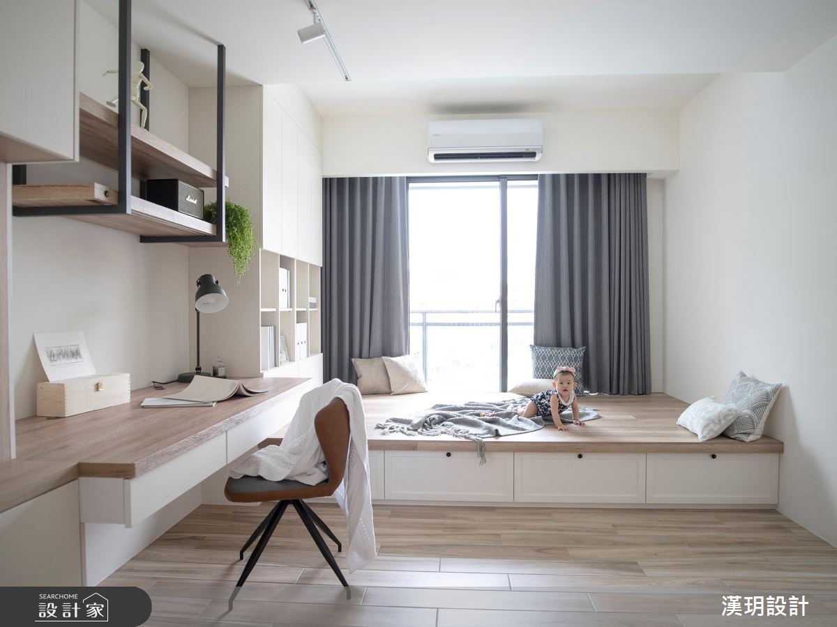 57坪新成屋(5年以下)＿北歐風書房臥榻案例圖片＿漢玥室內裝修設計有限公司＿漢玥_06之3783