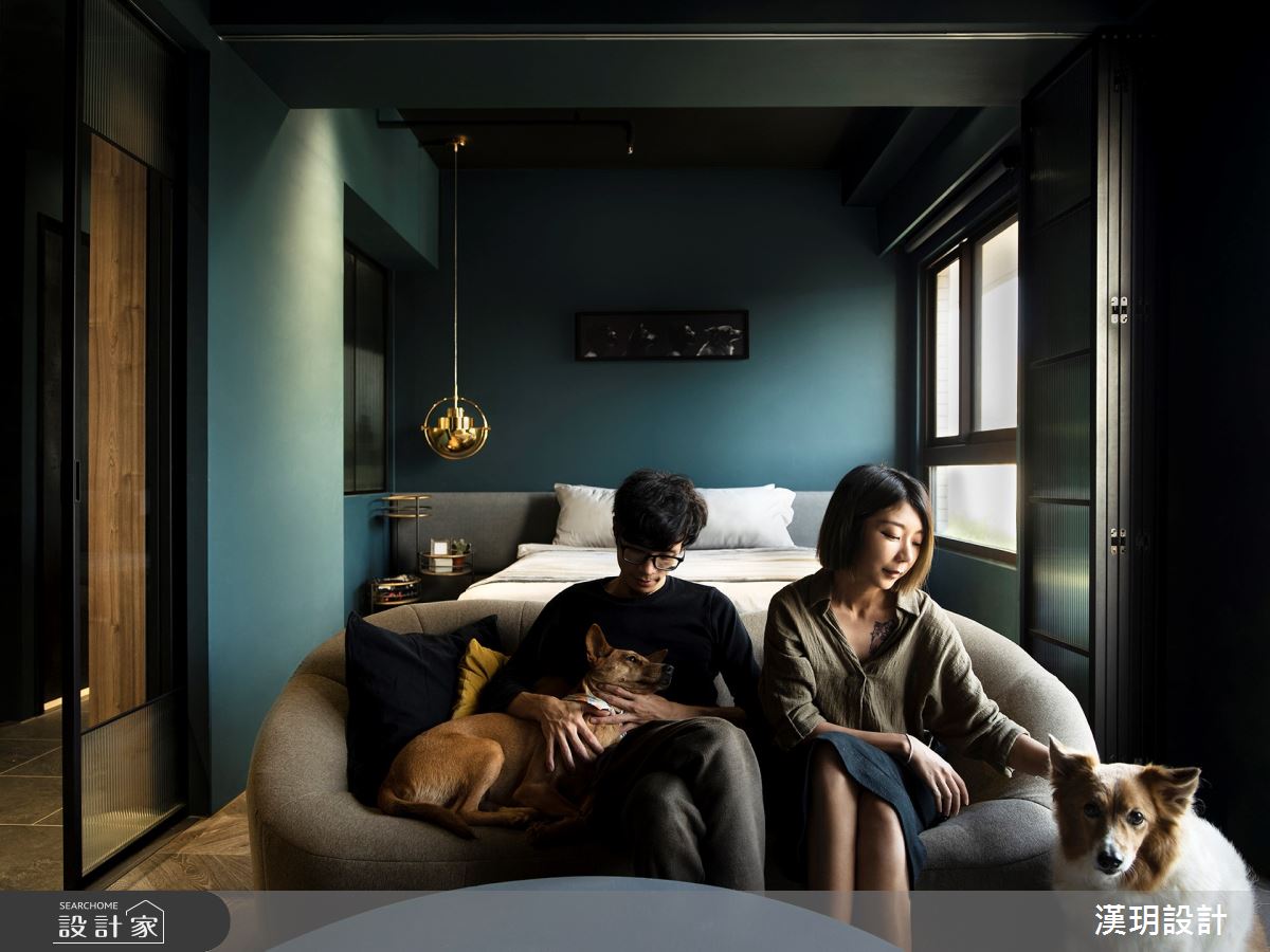 20坪新成屋(5年以下)＿混搭風客廳臥室案例圖片＿漢玥室內裝修設計有限公司＿漢玥_08之10
