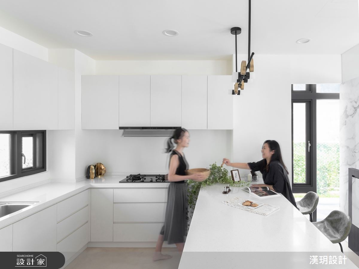 57坪新成屋(5年以下)＿簡約風廚房吧檯案例圖片＿漢玥室內裝修設計有限公司＿漢玥_09之10