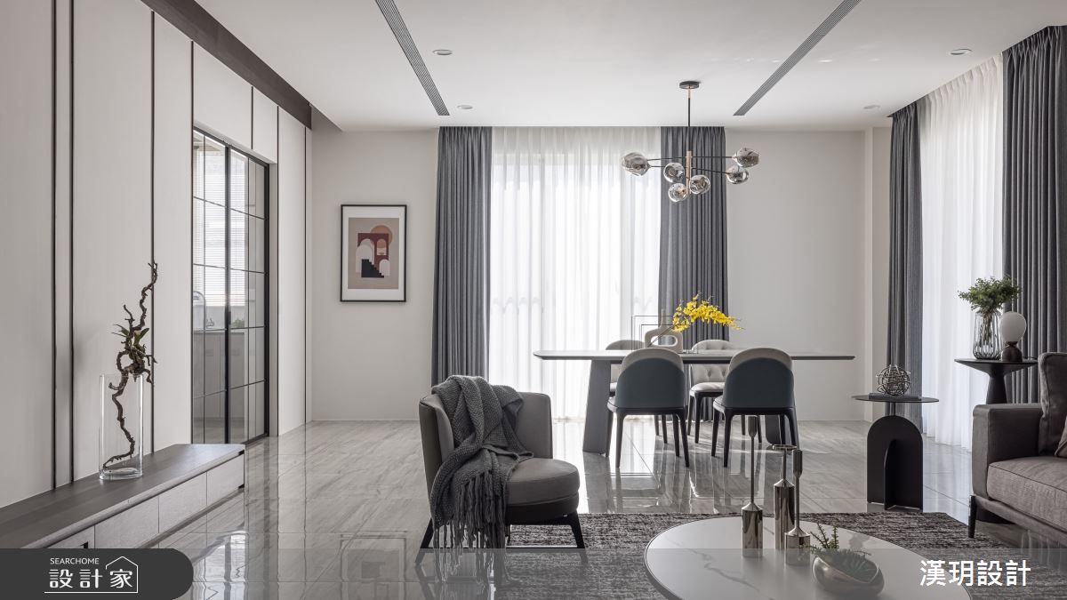 68坪新成屋(5年以下)＿新中式風客廳餐廳案例圖片＿漢玥室內裝修設計有限公司＿漢玥_10之5
