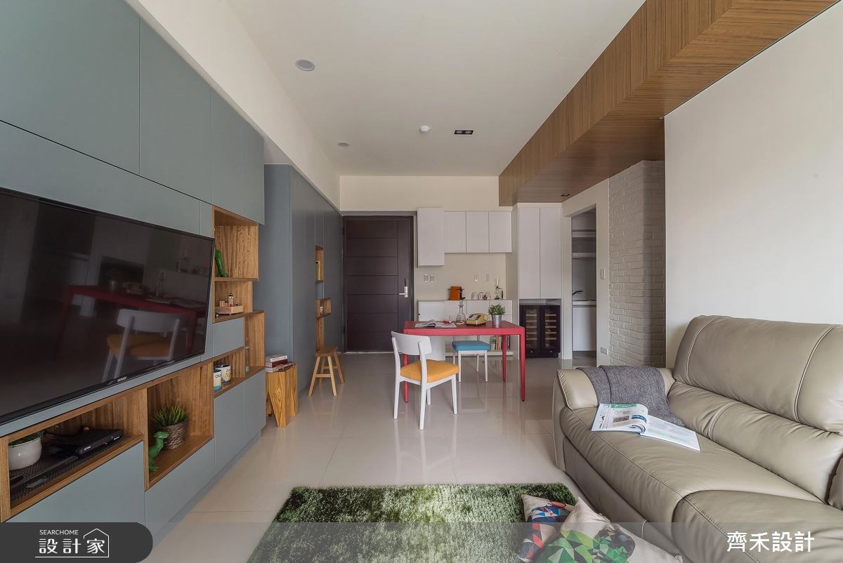 22坪新成屋(5年以下)＿北歐風客廳案例圖片＿齊禾設計有限公司＿齊禾_16之7