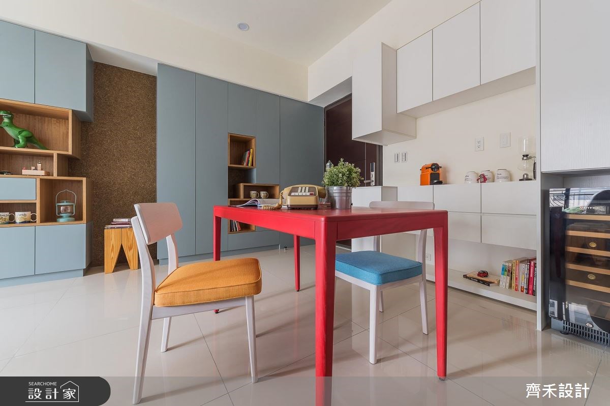 22坪新成屋(5年以下)＿北歐風餐廳案例圖片＿齊禾設計有限公司＿齊禾_16之9