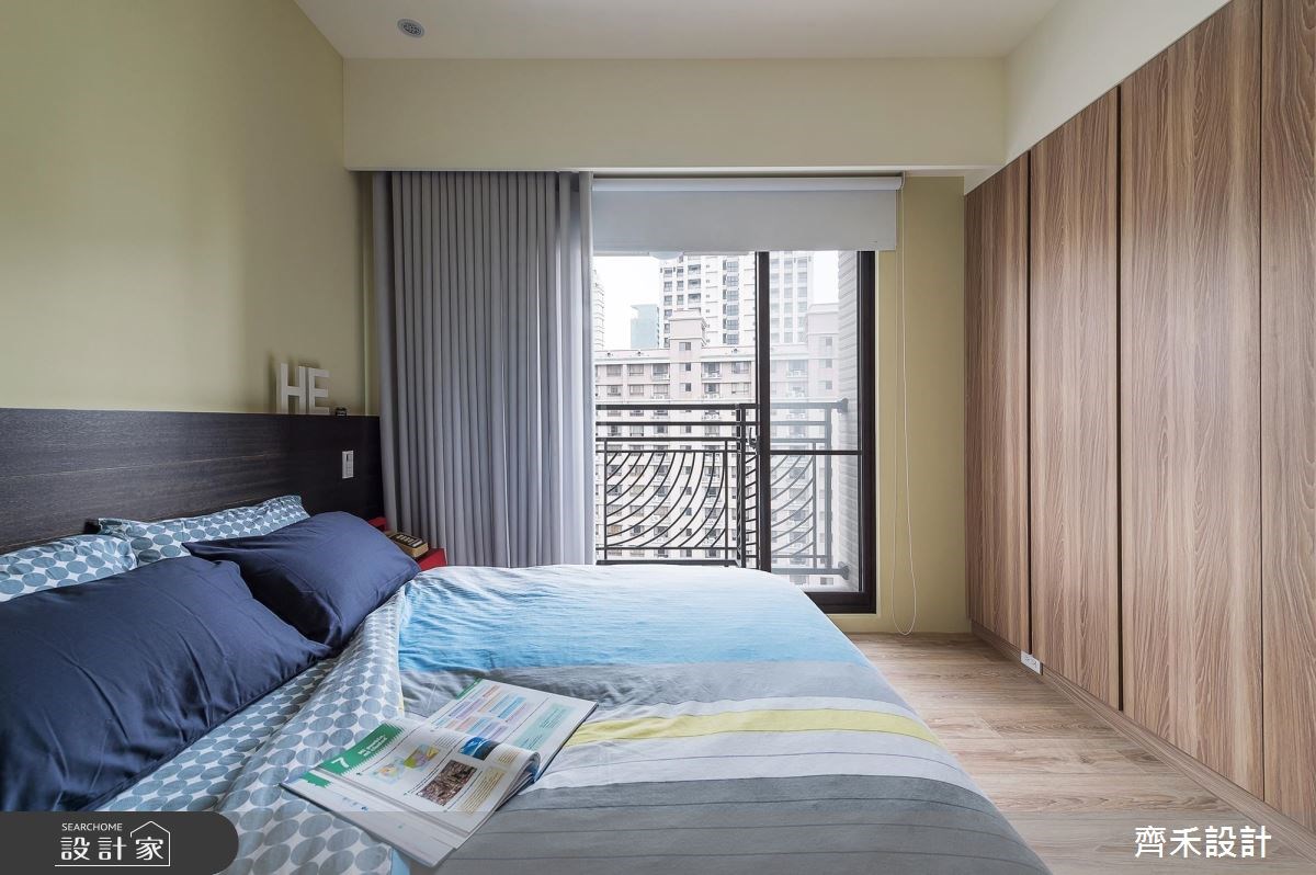 22坪新成屋(5年以下)＿北歐風臥室案例圖片＿齊禾設計有限公司＿齊禾_16之14