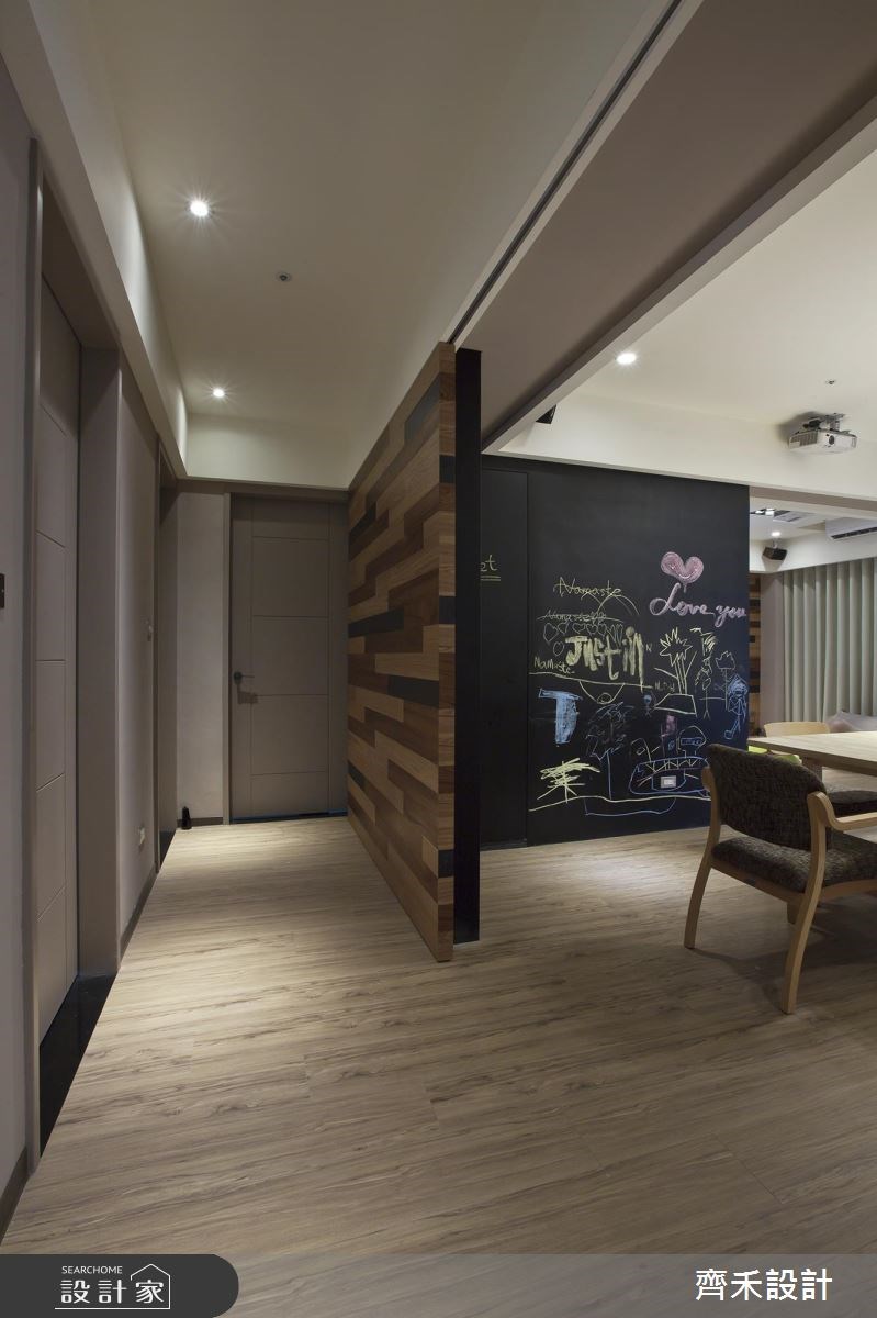 32坪中古屋(5~15年)＿休閒風走廊案例圖片＿齊禾設計有限公司＿齊禾_02之13
