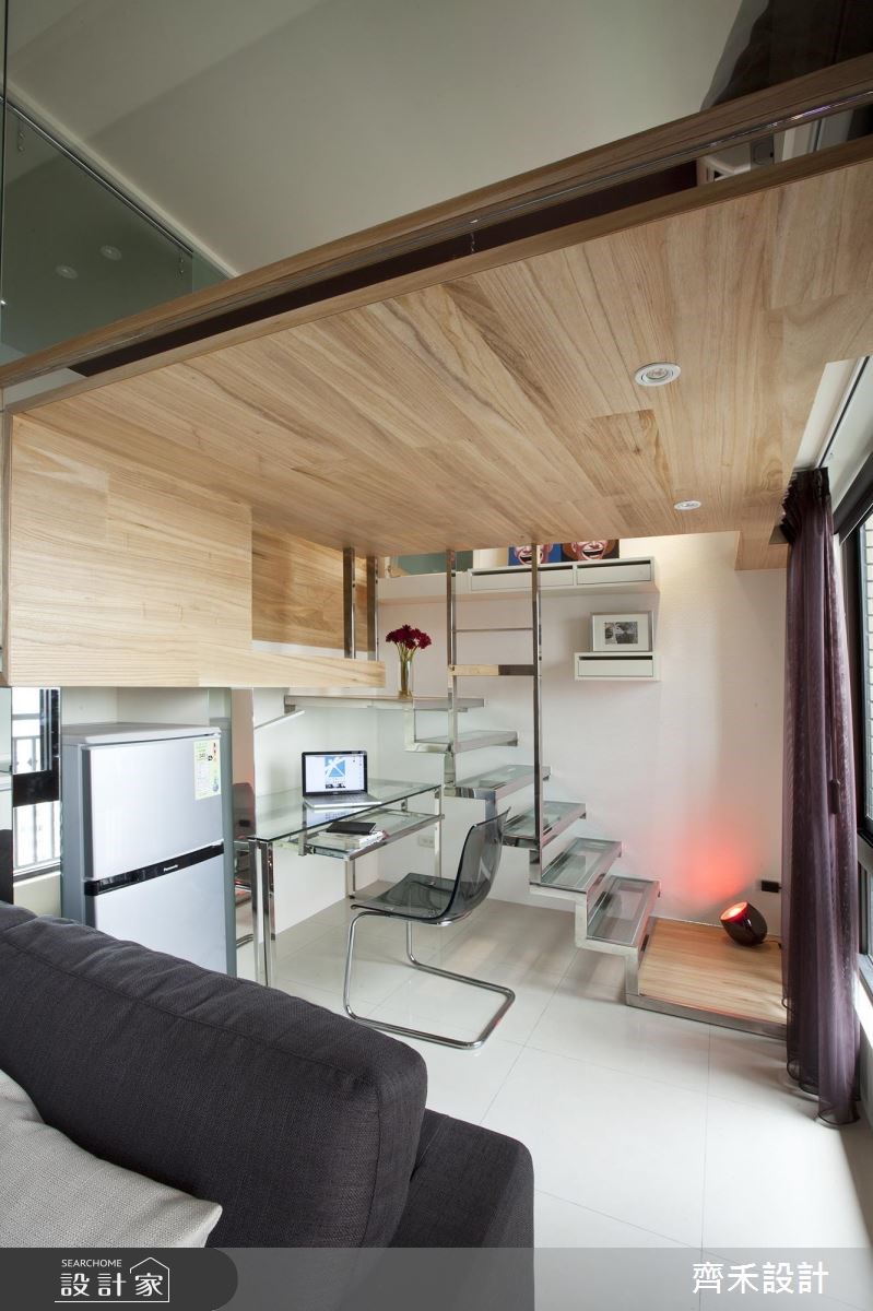 6坪新成屋(5年以下)＿現代風樓梯工作區案例圖片＿齊禾設計有限公司＿齊禾_04之7