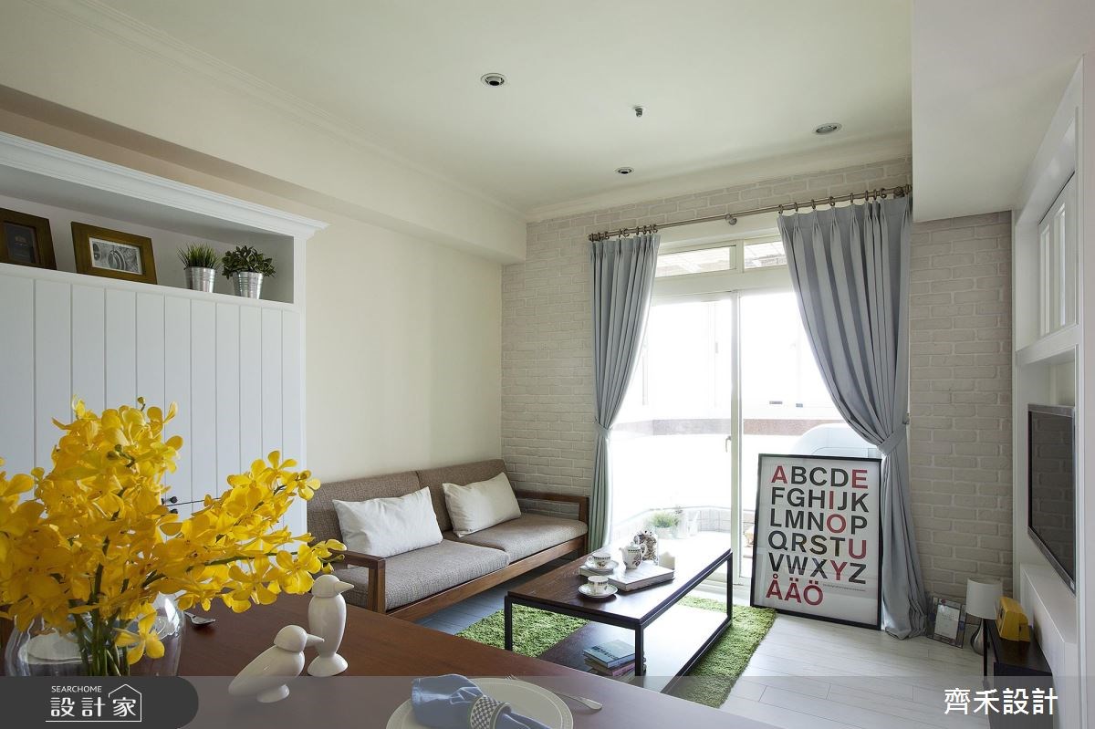 15坪老屋(16~30年)＿鄉村風客廳案例圖片＿齊禾設計有限公司＿齊禾_05之2