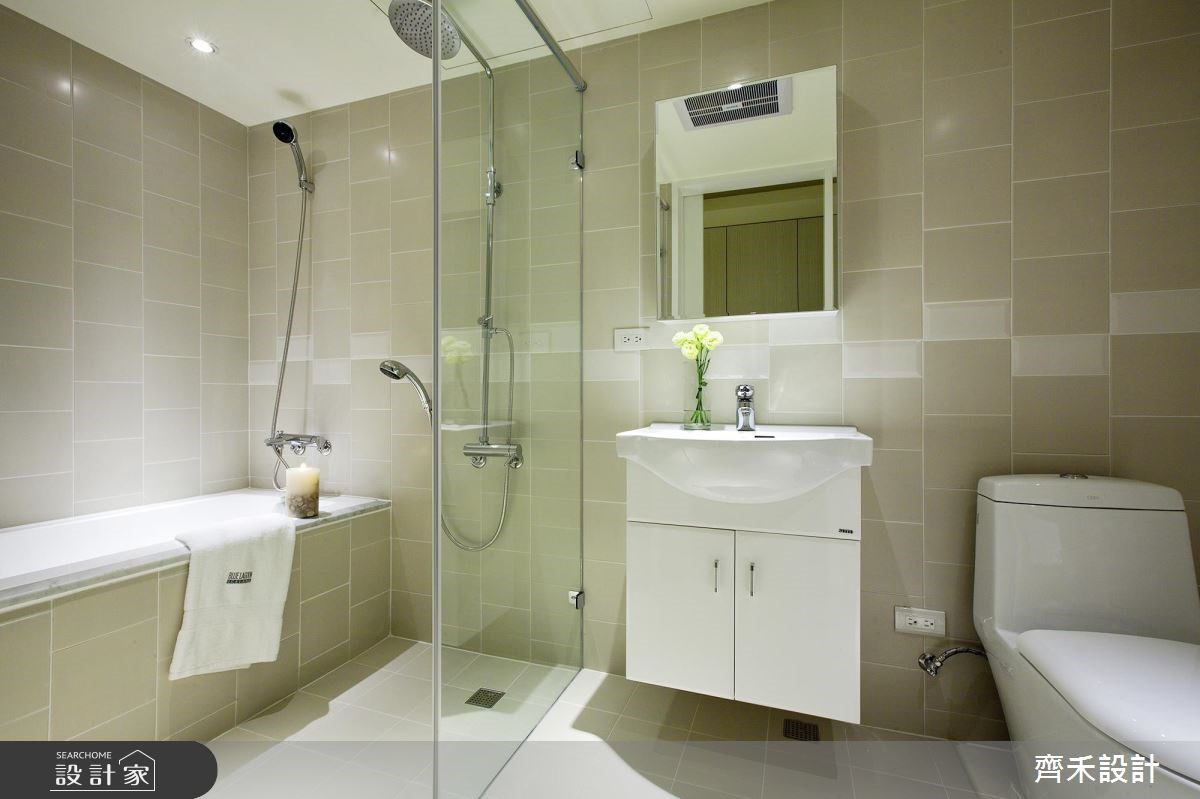 16坪老屋(16~30年)＿美式風浴室案例圖片＿齊禾設計有限公司＿齊禾_06之22