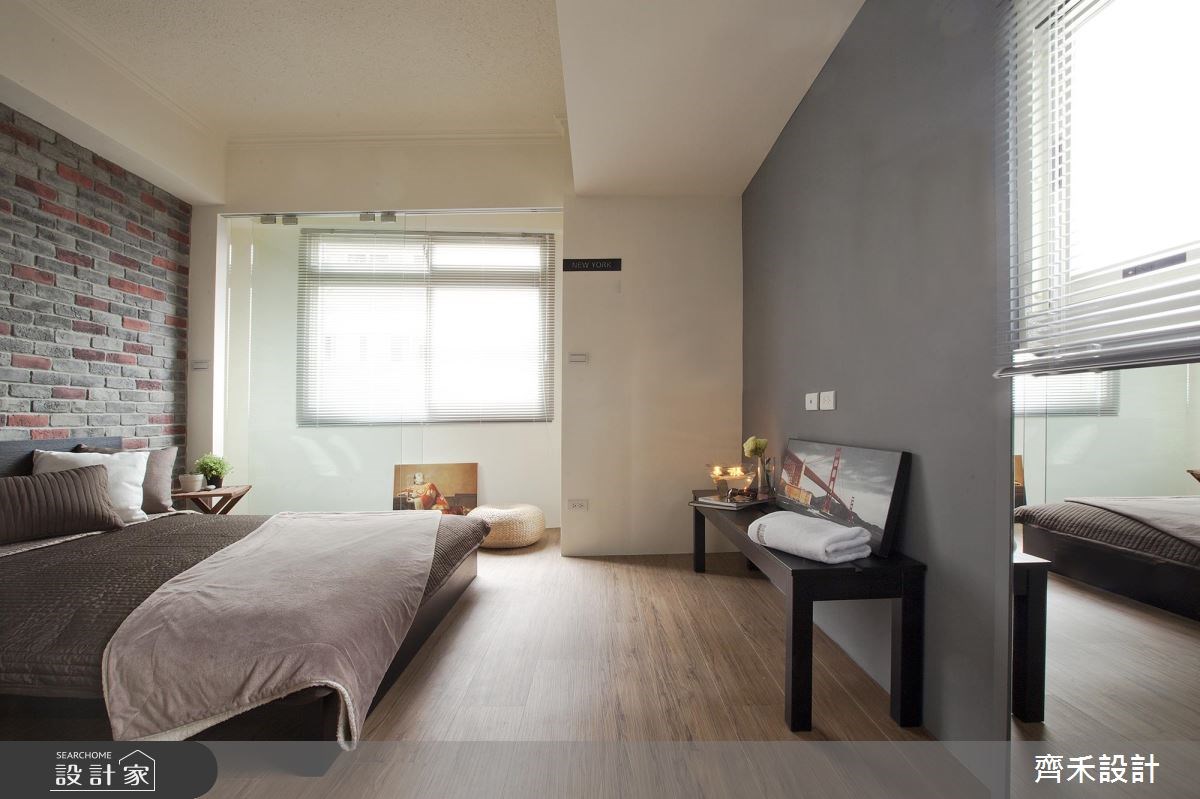 13坪老屋(16~30年)＿休閒風臥室案例圖片＿齊禾設計有限公司＿齊禾_07之12