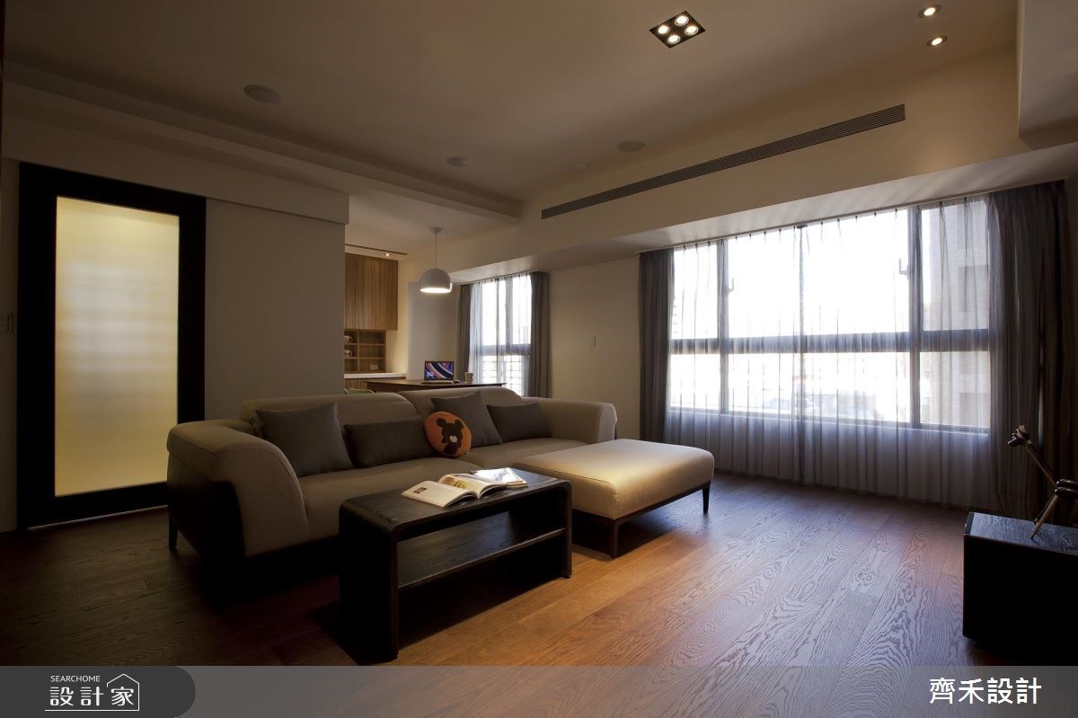 40坪新成屋(5年以下)＿現代風客廳案例圖片＿齊禾設計有限公司＿齊禾_08之1