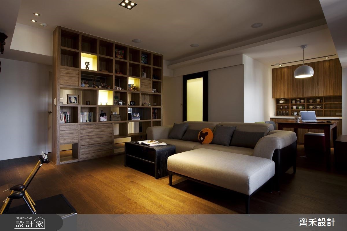 40坪新成屋(5年以下)＿現代風客廳案例圖片＿齊禾設計有限公司＿齊禾_08之2