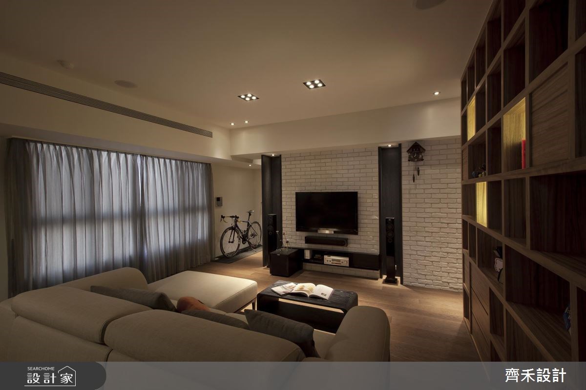 40坪新成屋(5年以下)＿現代風客廳案例圖片＿齊禾設計有限公司＿齊禾_08之6