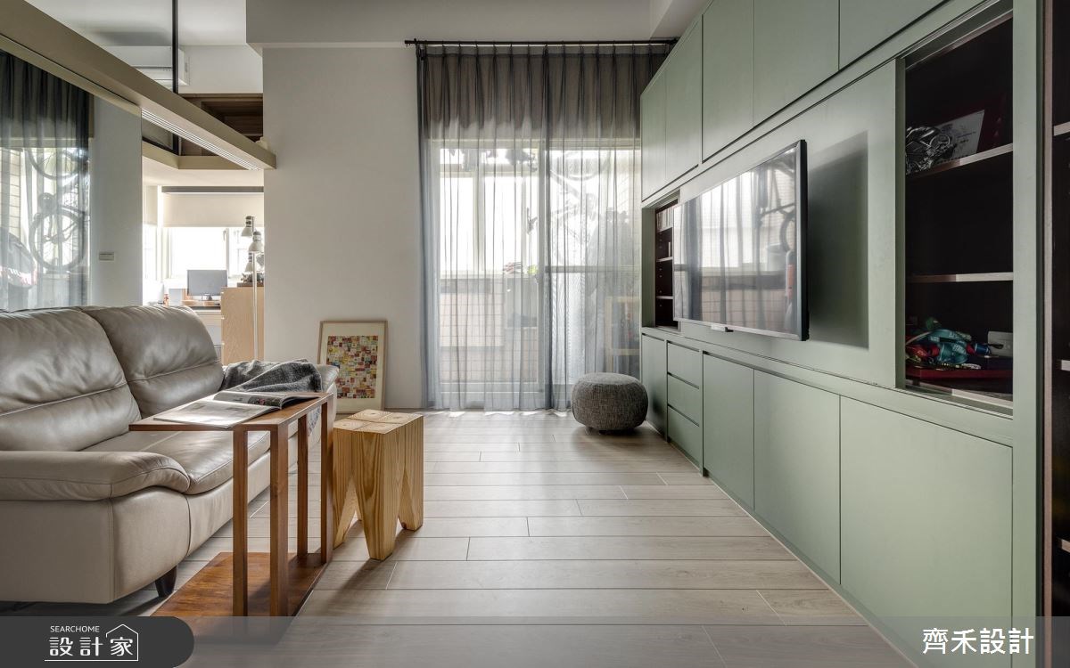7坪老屋(16~30年)＿現代風客廳案例圖片＿齊禾設計有限公司＿齊禾_10之1