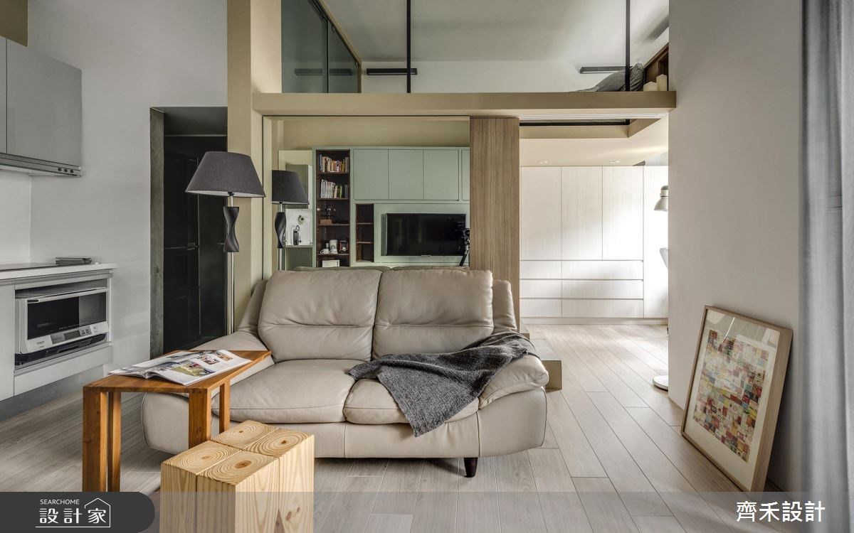 7坪老屋(16~30年)＿現代風客廳案例圖片＿齊禾設計有限公司＿齊禾_10之3