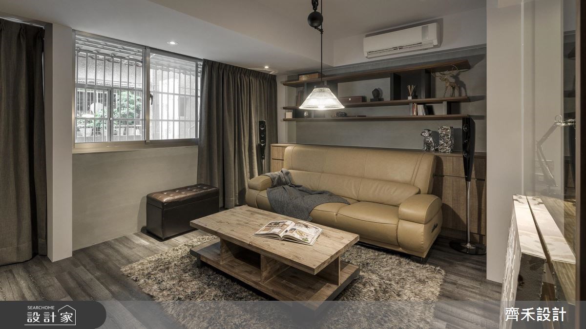 15坪老屋(16~30年)＿混搭風客廳案例圖片＿齊禾設計有限公司＿齊禾_11之2