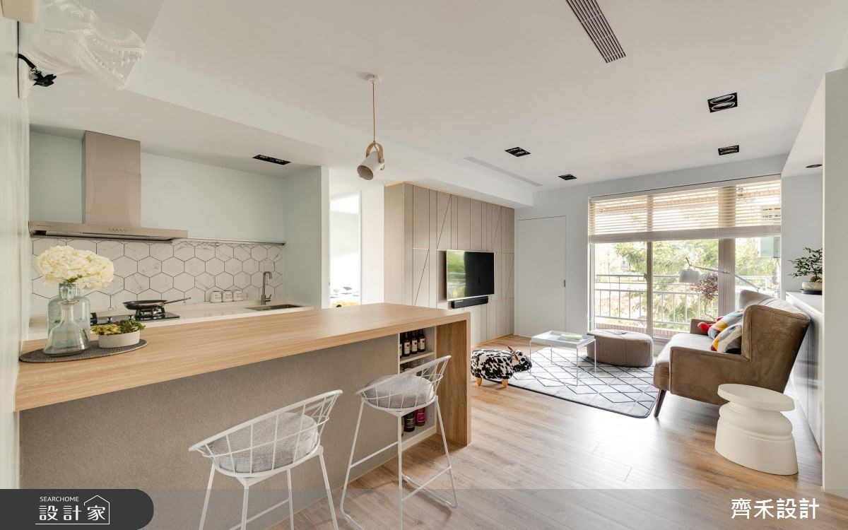 16坪中古屋(5~15年)＿北歐風餐廳案例圖片＿齊禾設計有限公司＿齊禾_17之2