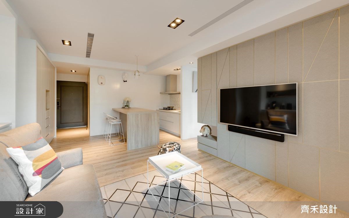 16坪中古屋(5~15年)＿北歐風客廳案例圖片＿齊禾設計有限公司＿齊禾_17之6