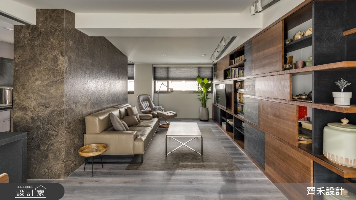 35坪新成屋(5年以下)＿休閒風客廳案例圖片＿齊禾設計有限公司＿齊禾_18之1